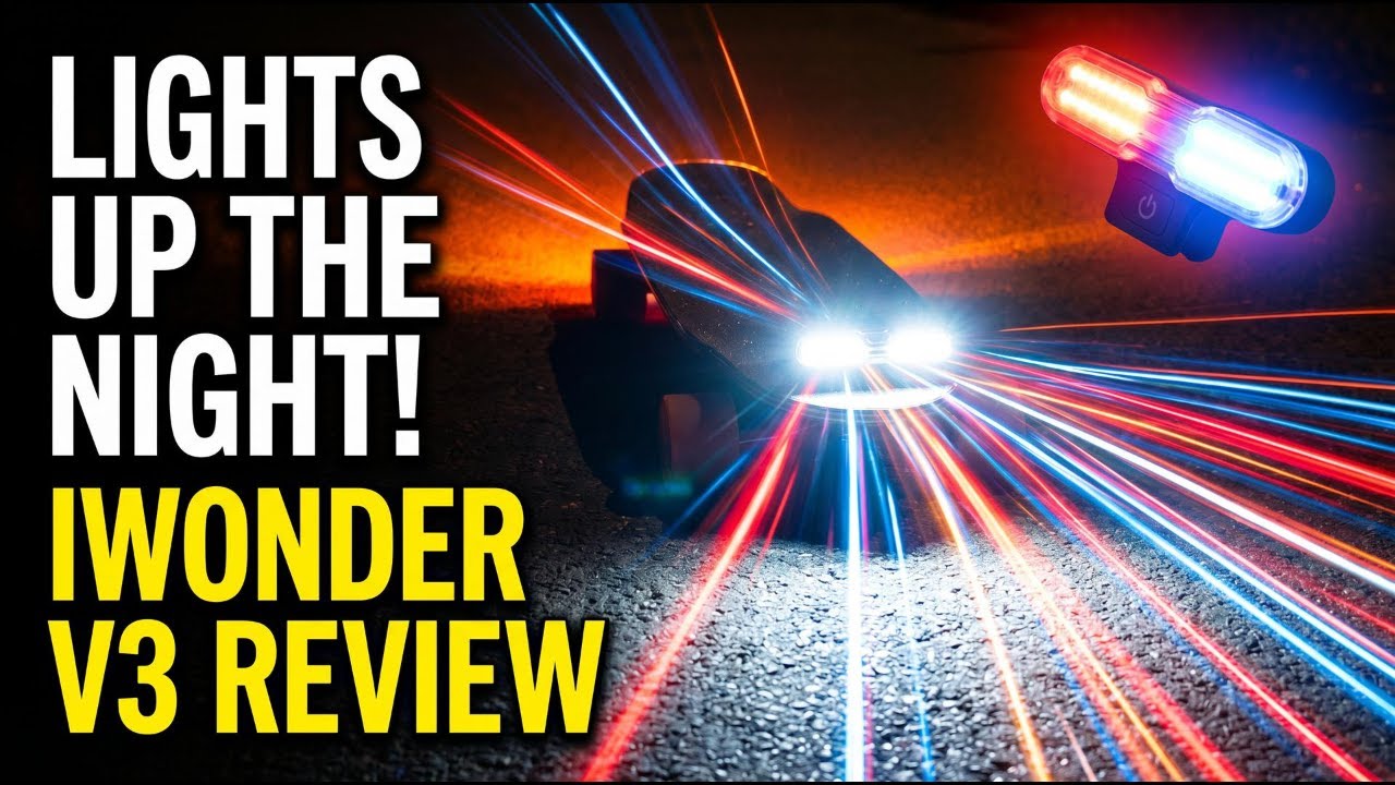 IWonder V3 Skateboard light Review
