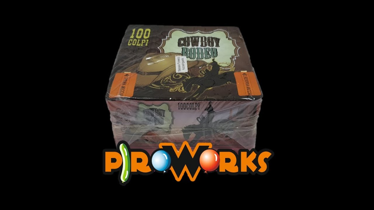 Cowboy Rodeo 100 Colpi Bassa www.piroworks.com