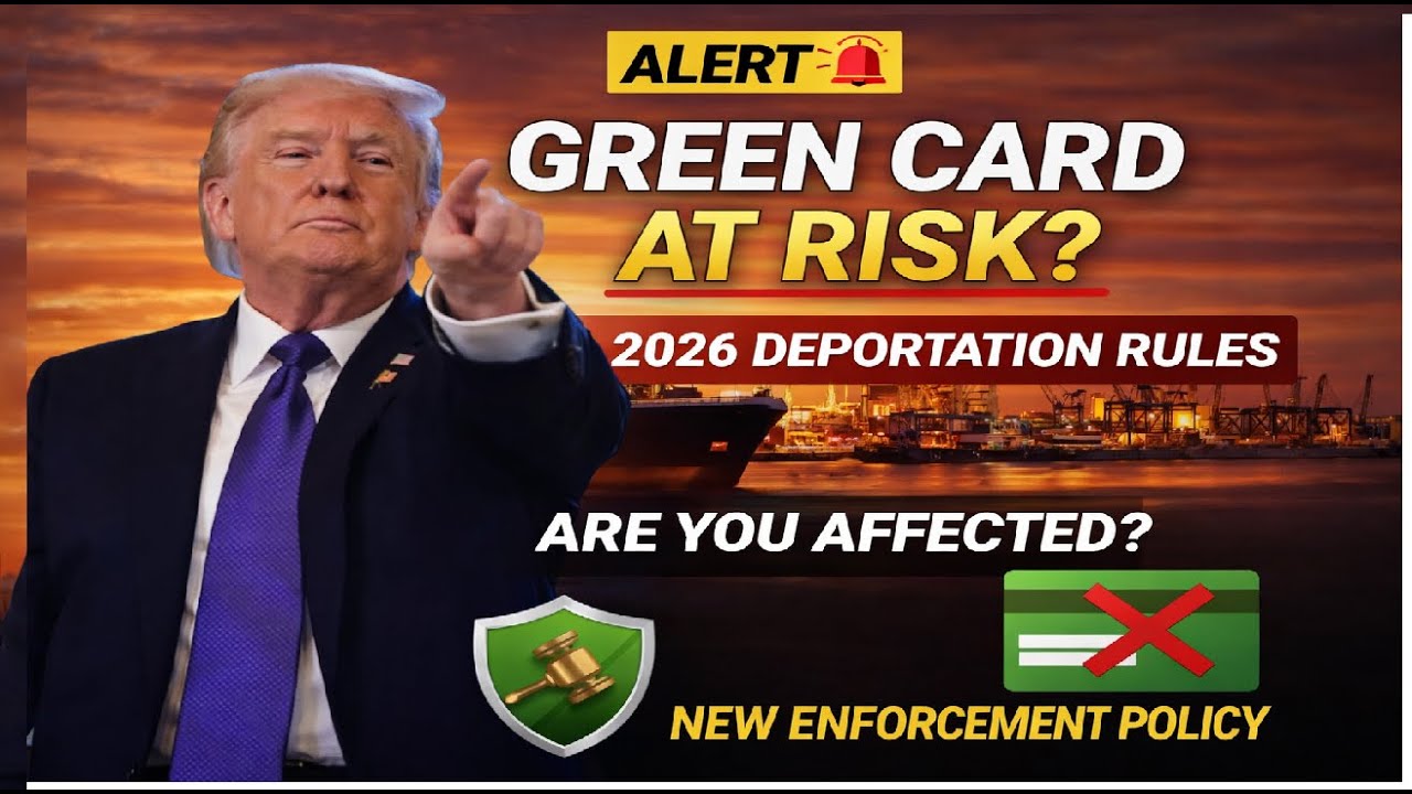 Green Card Holders Facing Deportation in 2026 | New US Immigration Rules Explained