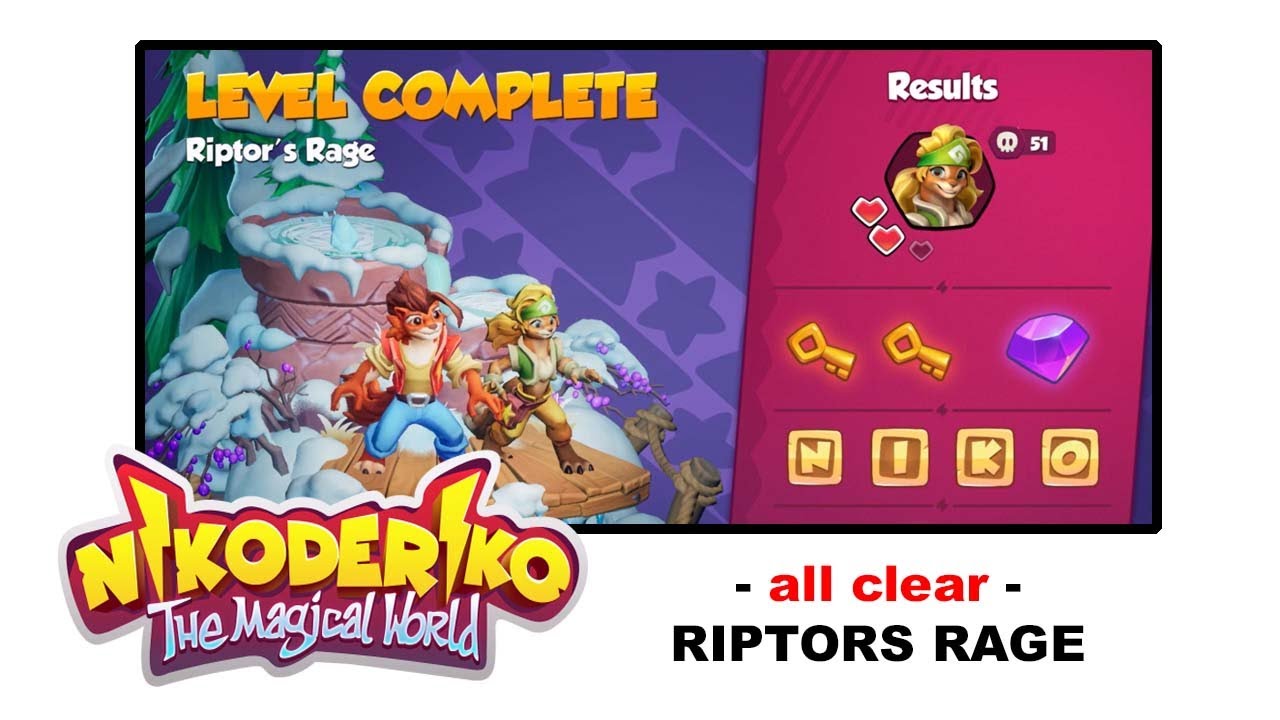 Nikoderiko the Magical World 100% RIPTORS RAGE