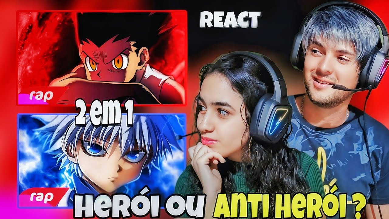 2 EM 1 (Rap do Gon) @7minutoz| Rap do Killua | NERD HITS | HUNTER X HUNTER | REACT