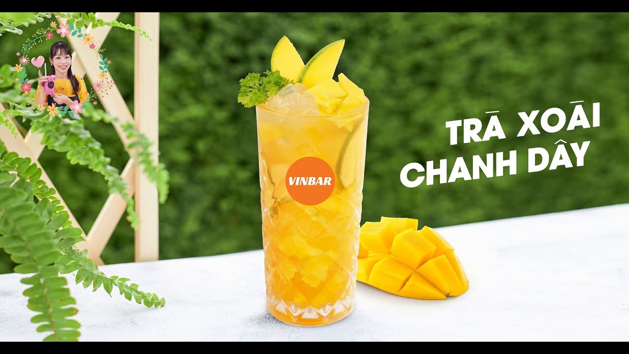 Hướng Dẫn Cách Làm Công Thức Pha Chế Trà Xoài Chanh Dây Tươi | Vinbar #viral #vinbar #phache #trend