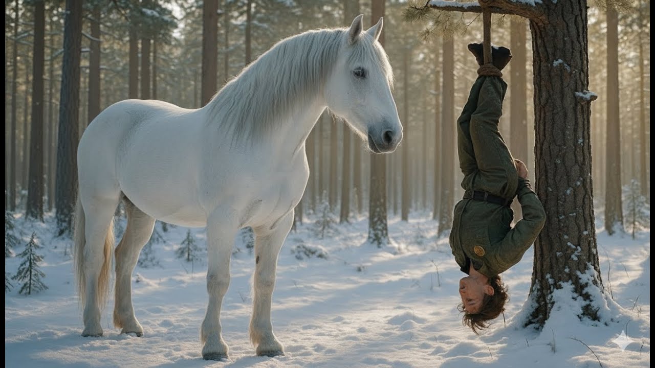 Giant Horse Found Female Ranger Hanging Upside Down From Tree What It Did Next Was Truly Astonishing