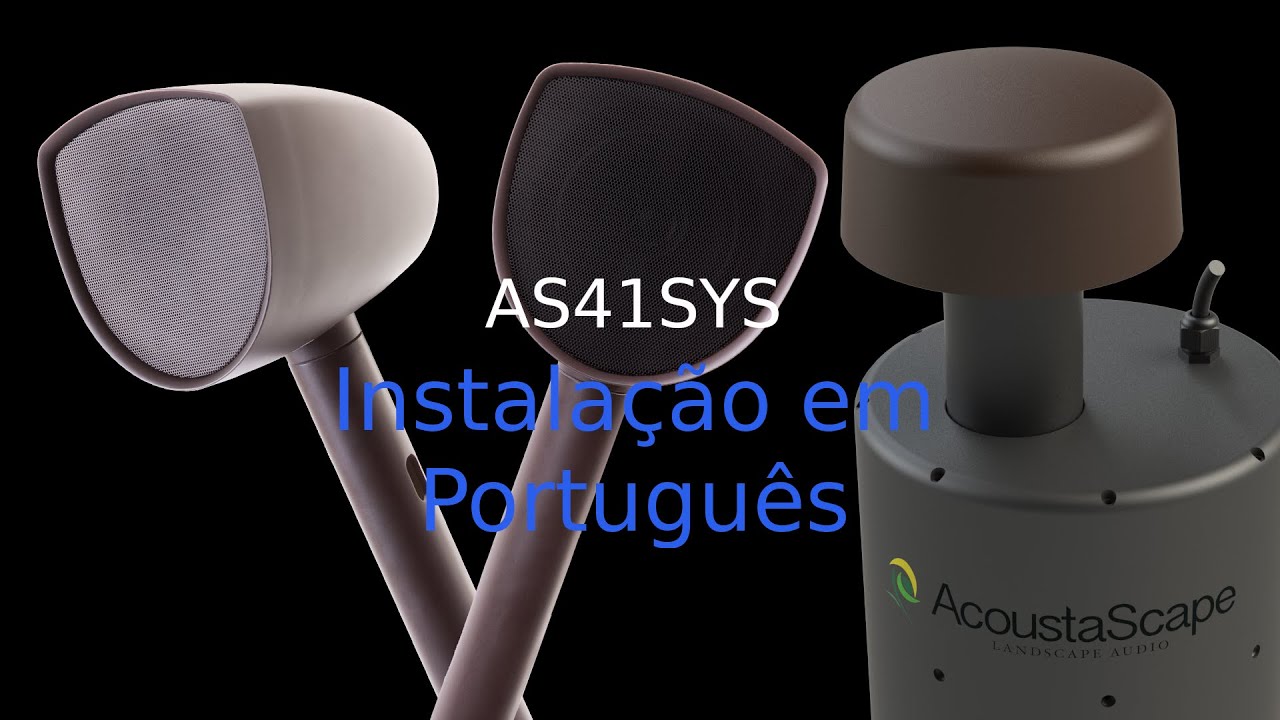 Origin Acoustics Instalação AS41SYS em Português