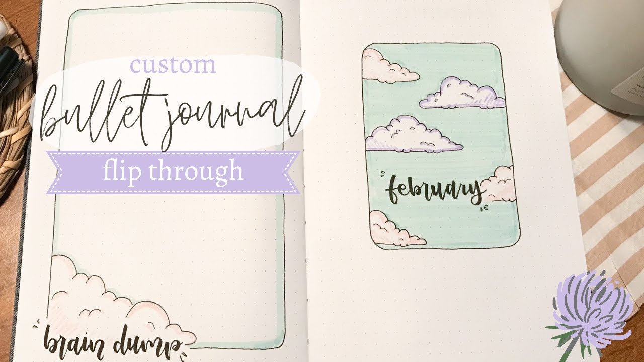 2021 BULLET JOURNAL FLIP THROUGH | Minimal Bullet Journal Flipthrough | Custom Bullet Journal #6