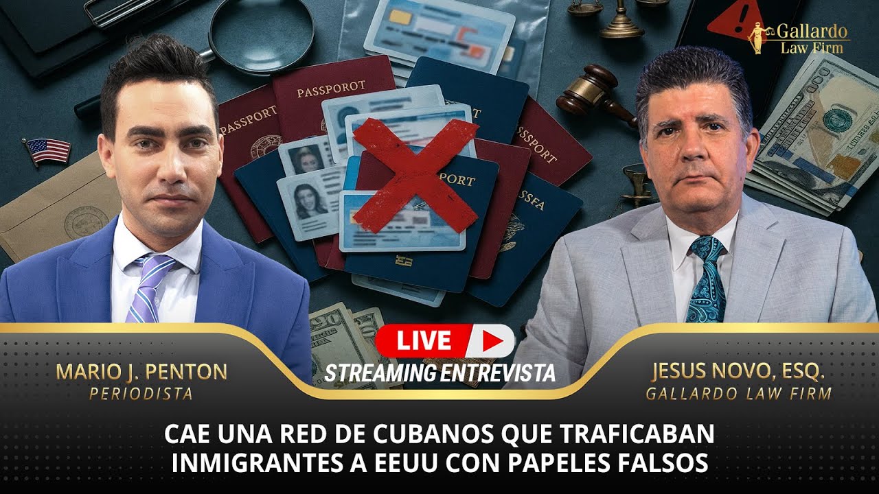 Cae una red de cubanos que traficaban inmigrantes a EEUU con papeles falsos