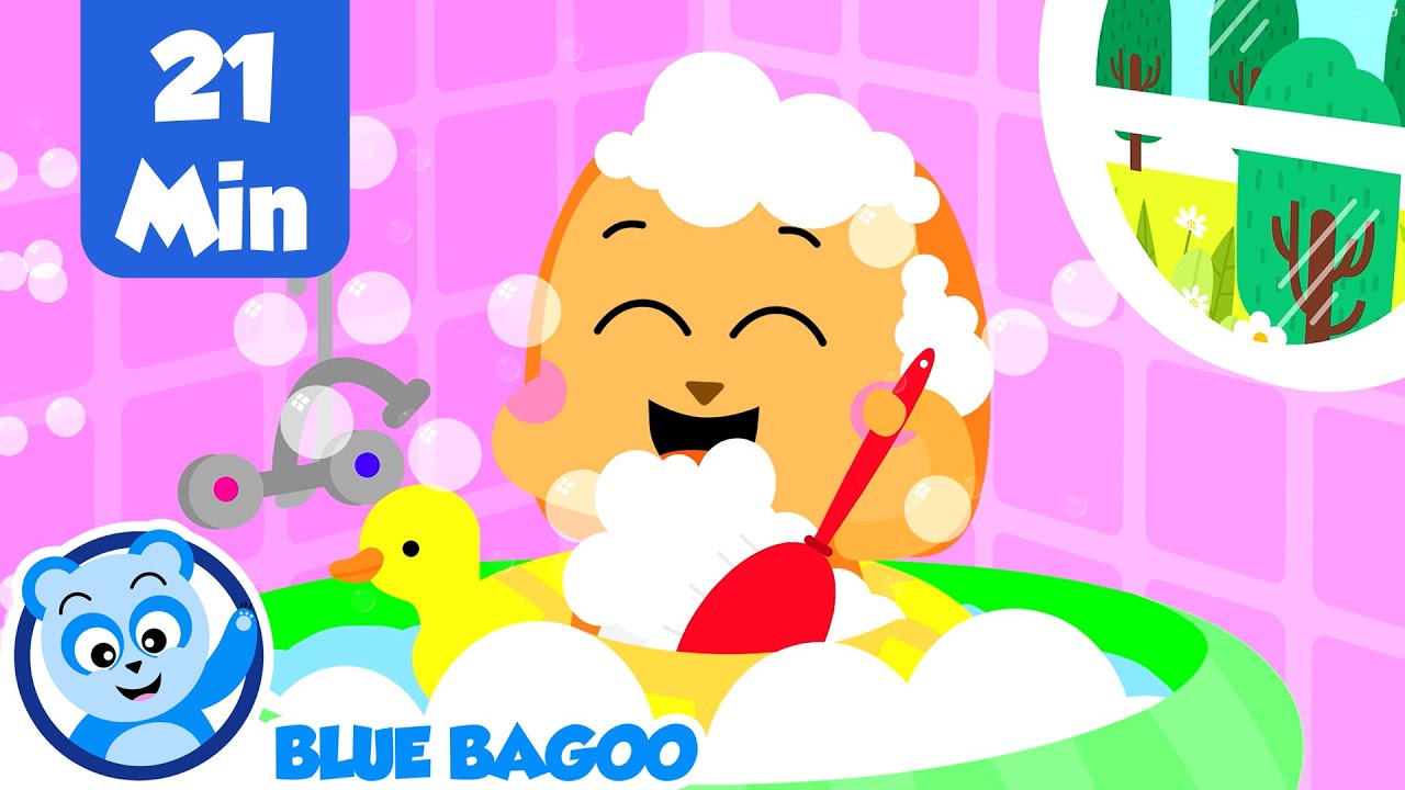 The Bath Song and More | Blue Bagoo Kids Songs Compilation