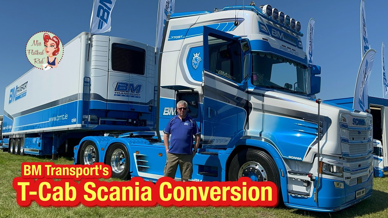 Экскурсия по грузовикам с кабиной T-Cab Scania Conversion от BM Transport