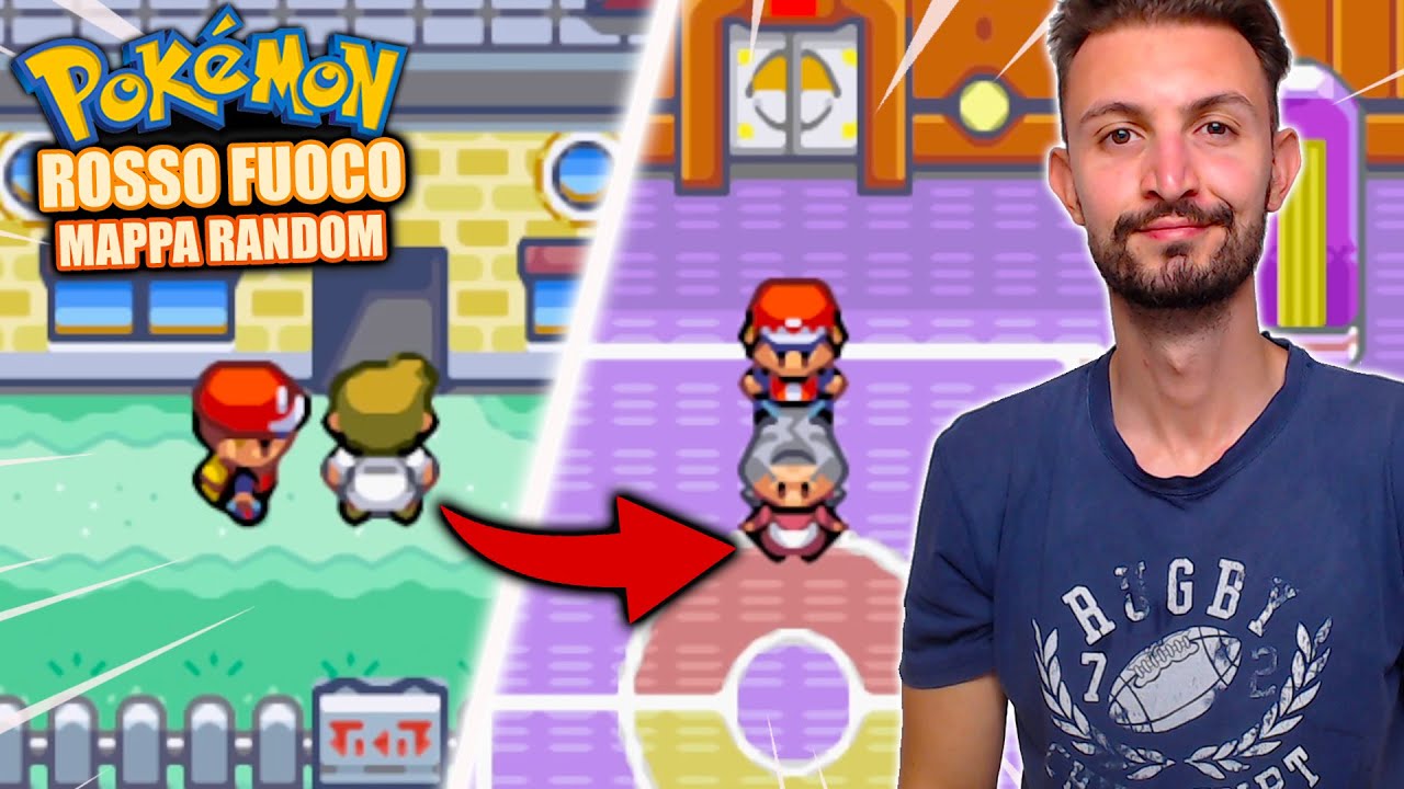 Pok&eacute;mon ROSSO FUOCO MA la MAPPA &egrave; RANDOMIZZATA A OBIETTIVI sar&agrave; IMPOSSIBILE?!