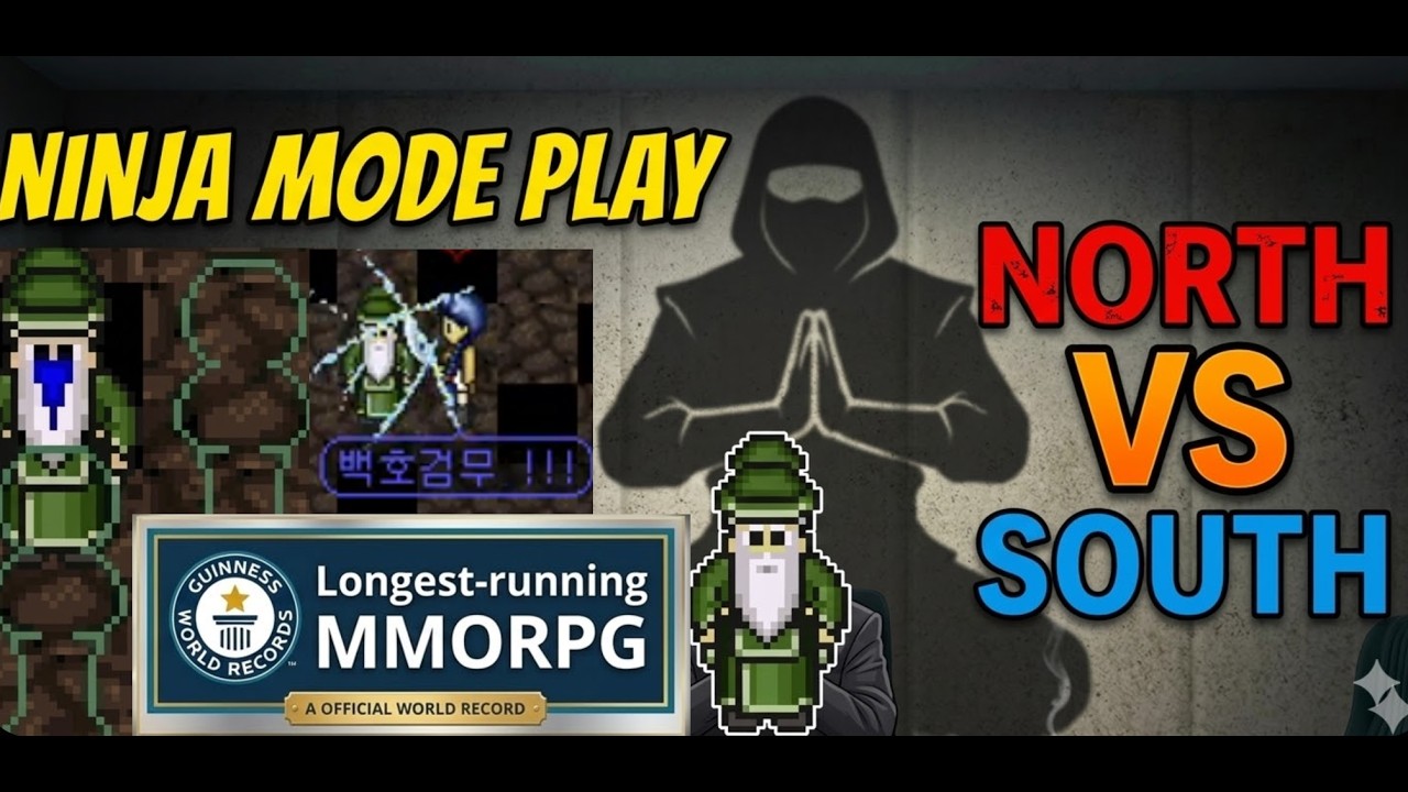 [Eng Comment] 1 Ninja vs 300 Guards : ONLY ASSASSINATE Enemy Boss! (in Guinness Record MMORPG)