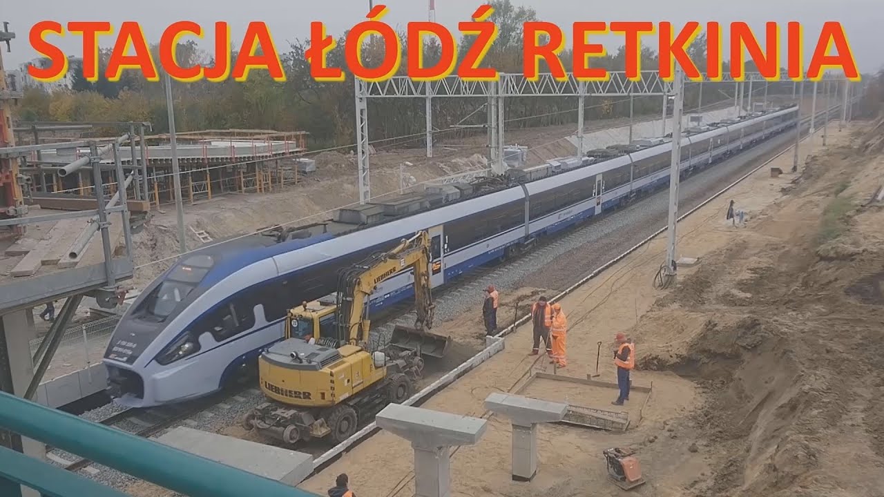 Stacja Łódź Retkinia(w budowie)/Łódź Retkinia station (under construction)