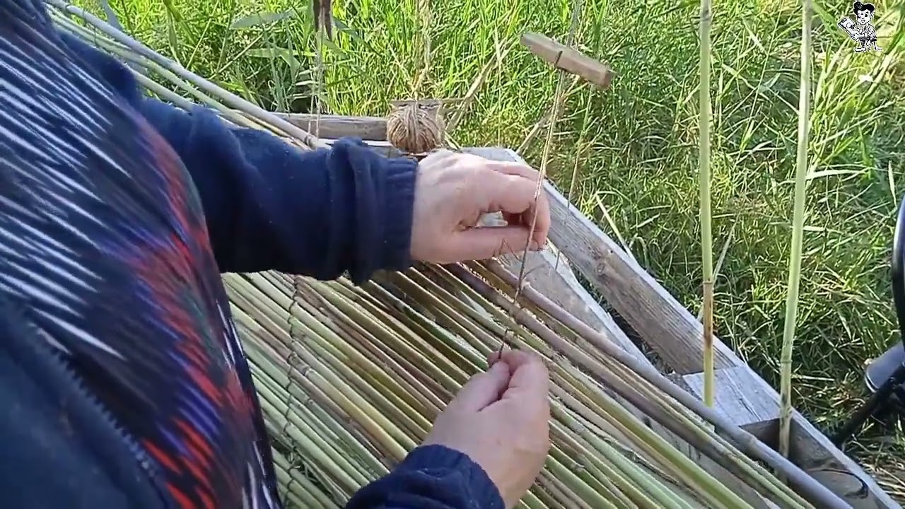 TEJER CAÑIZO 2 - EN VERTICAL para VALLAS Y REVESTIMIENTOS DECORATIVOS - Estudio de Arte y Artesanía