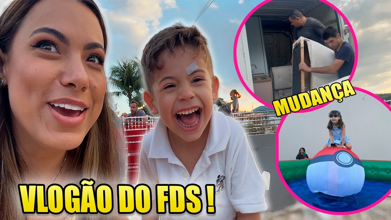 Festa do FILHO da EVELYN REGLY + Preparando para MUDANÇA * Vlogão | Kathy Castricini