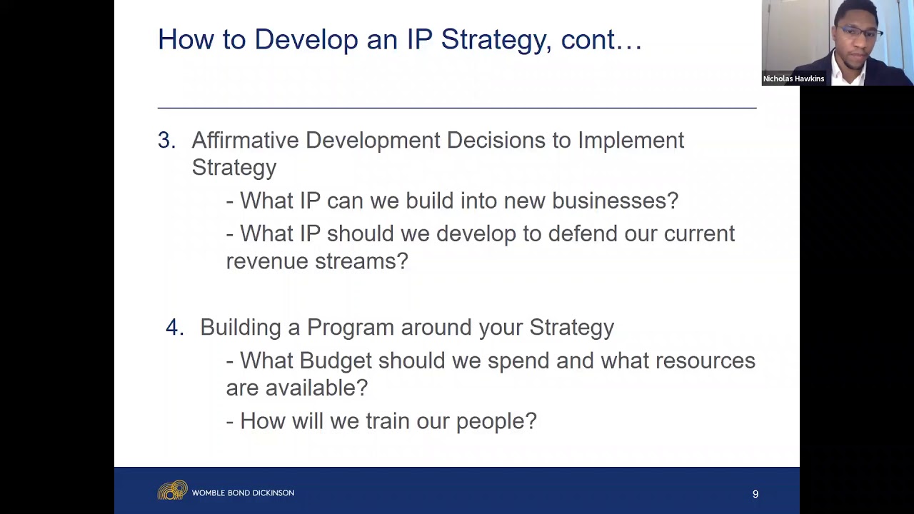 IP Strategies for Startups with Nicholas Hawkins