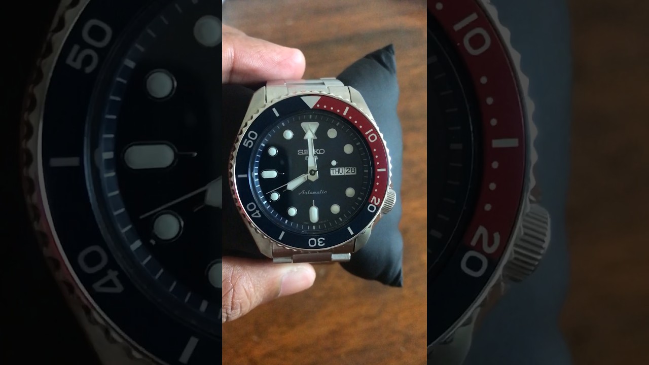 SEIKO 5 Sports srpd53k1 (Pepsi) watch unboxing 🔥🔥 #seiko #seiko5 #thailand #pepsi