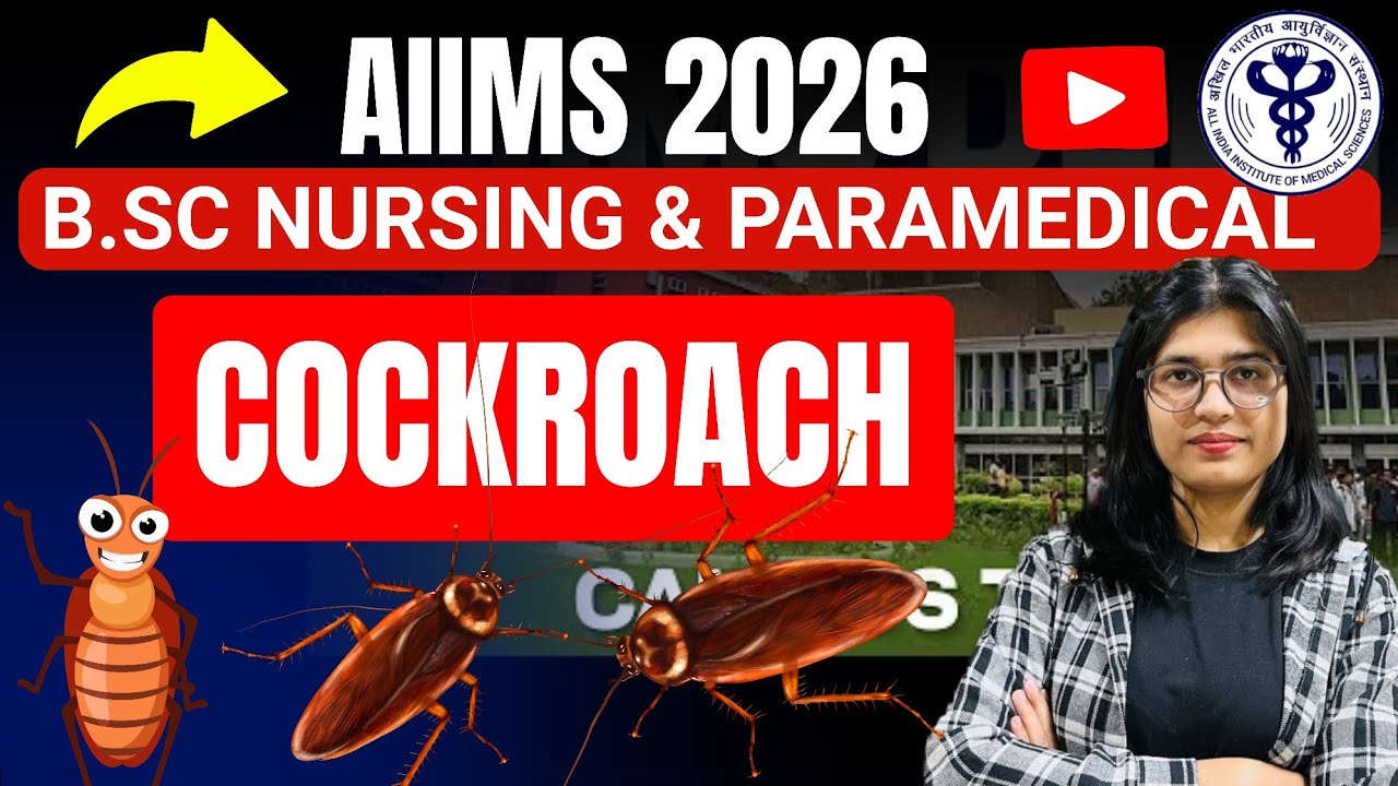 BIOLOGY - COCKROACH SPECIAL SESSION