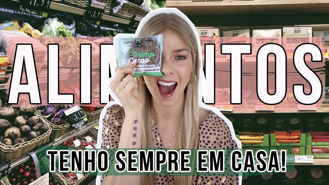 15 ALIMENTOS que tenho SEMPRE em casa!