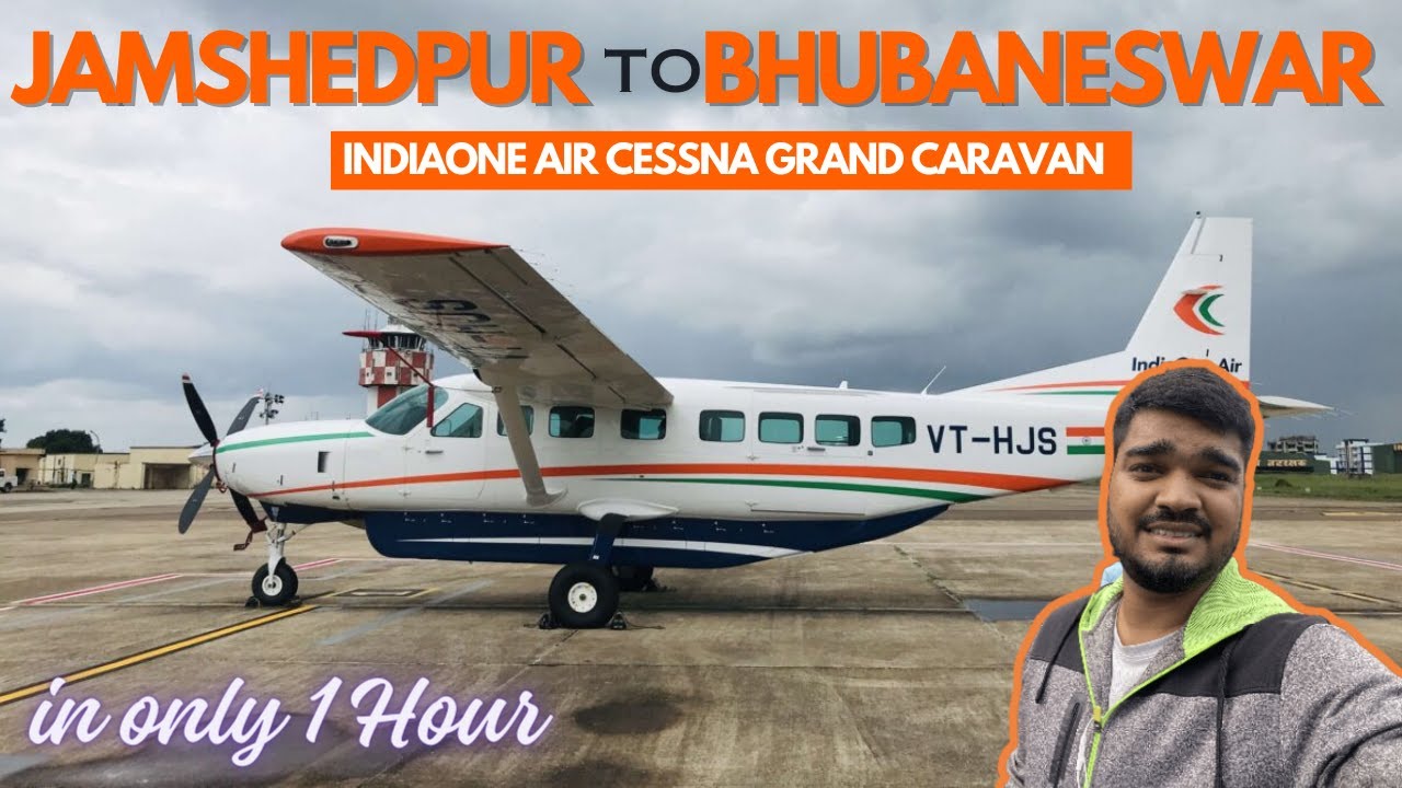 Jamshedpur To Bhubaneswar Flight | IndiaOne Air Cessna Grand Caravan Flight Review | Traveller Bros
