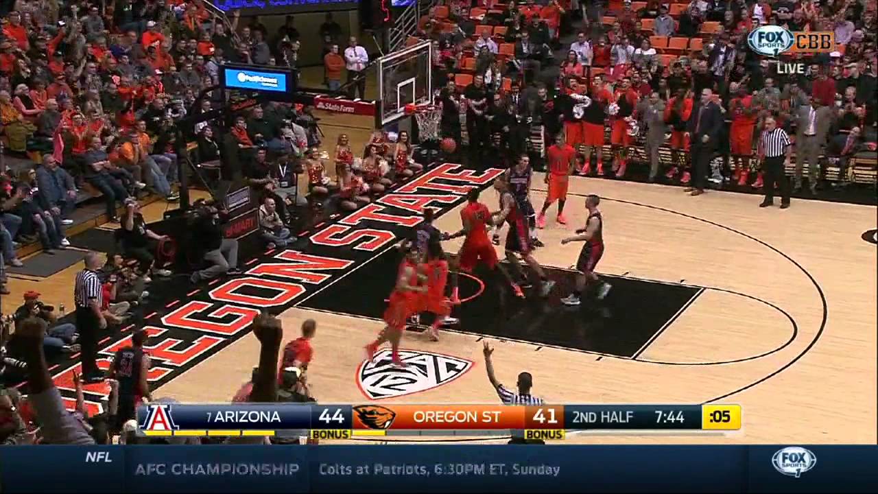 MBKB Highlights: Oregon State beats #7 Arizona!!