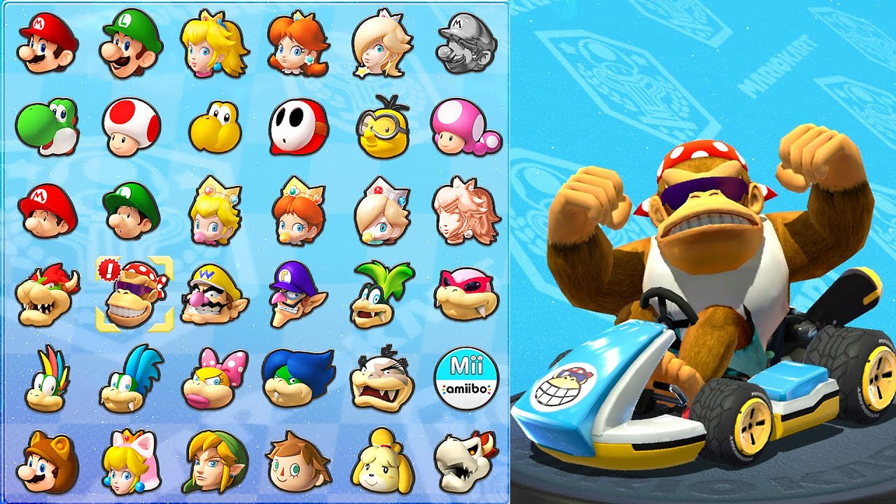 Playable Funky Kong in Mario Kart 8 Deluxe!