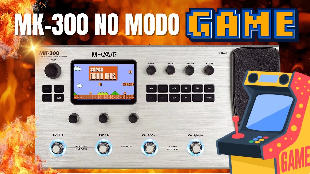 MK-300 MVAVE : COMO ADICIONAR JOGUINHOS no MODO GAME! #mk300 #mvave