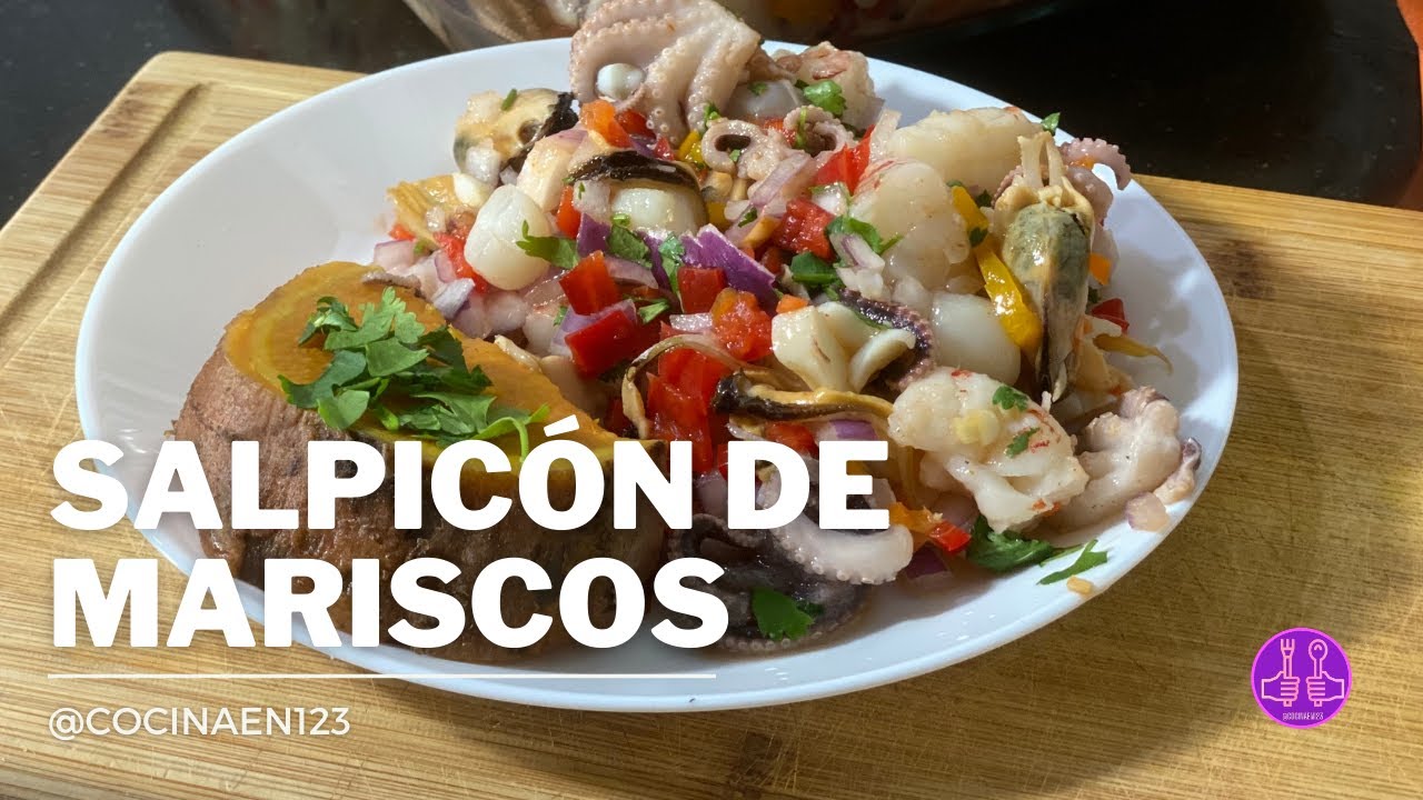 Cómo hacer un salpicon de mariscos - receta completa paso a paso/ Cocinero Designado