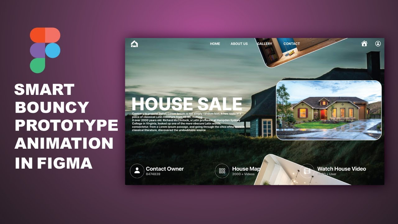 Figma Tutorial | Bouncy Card Web Page Prototyping Step-By-Step Beginner's Tutorial | Figma
