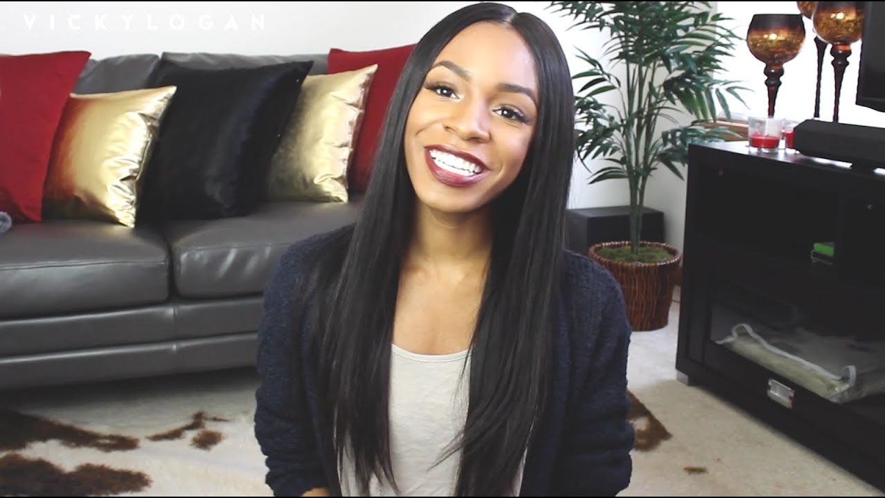 Virgin Brazilian Hair Lace Front Wig feat. Wow African | VICKYLOGAN
