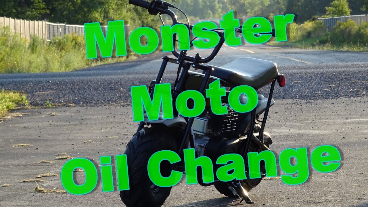 Monster Moto Oil Change How to