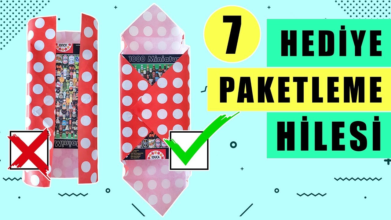 Hediye Paketleme Hileleri | 7 Kendin Yap Fikir