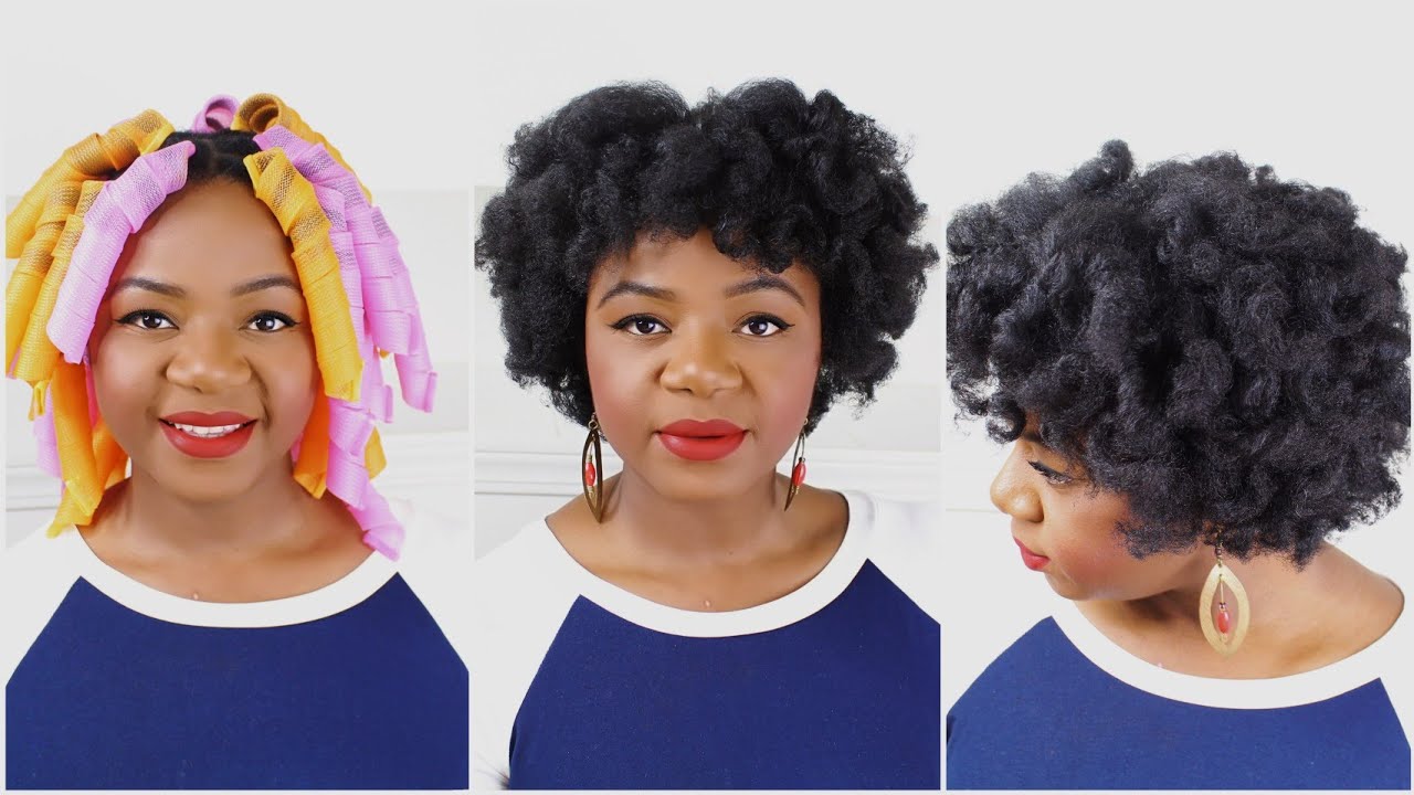 Curlformer On Short Natural Hair | Failed Attempt | 4C Hair