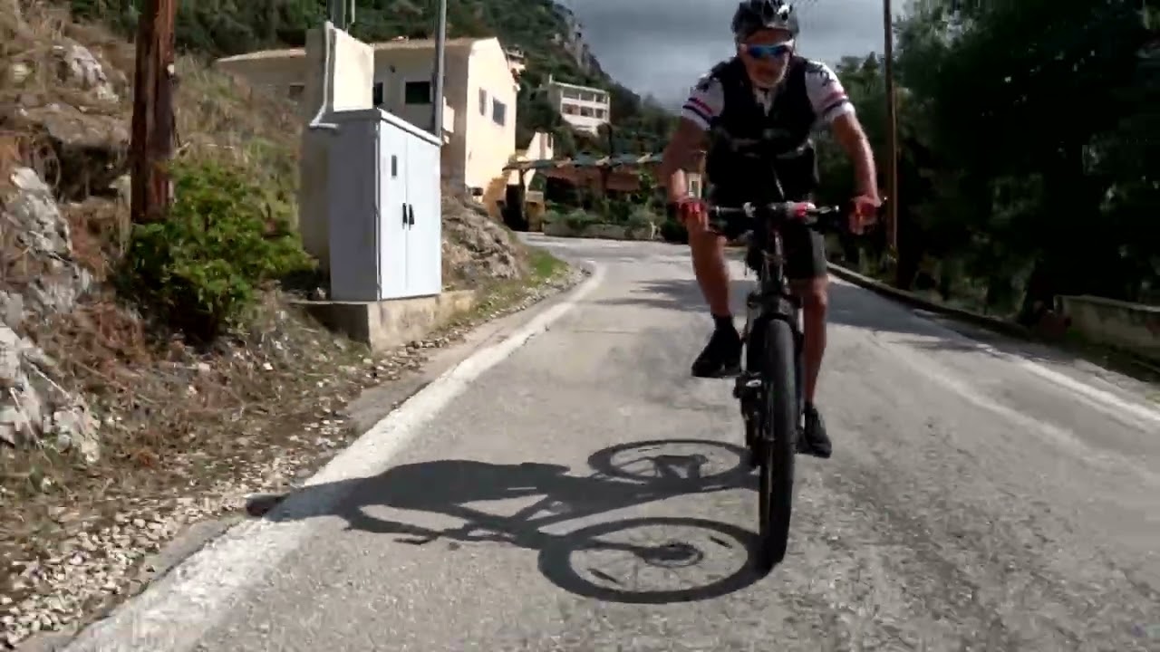 Downhill Cycling, Lacones, Corfu, Greece