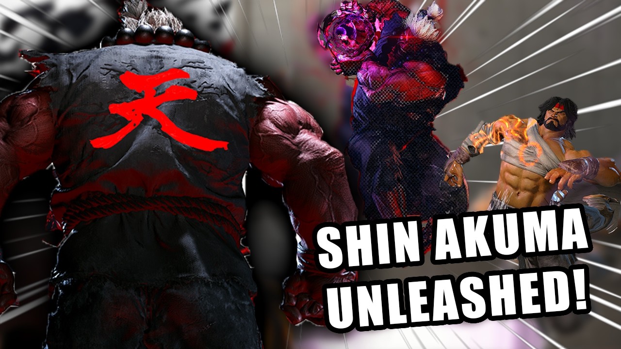 SHIN Akuma UNLEASHED в SF6 || (SF6 Mod/Рейтинговые матчи)