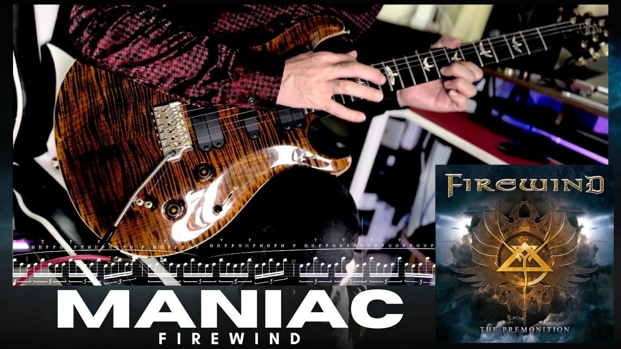 【Tab】Maniac/FIREWIND-Keyboad&Guitar Solo Cover
