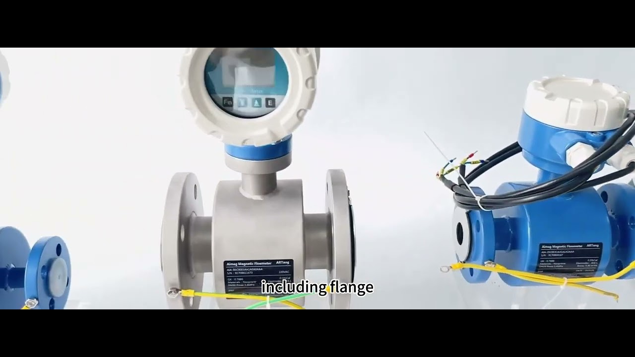 Slurry Magnetic Flow Meter Transmitter Wastewater Electromagnetic Flow Meter for Flow Measurement