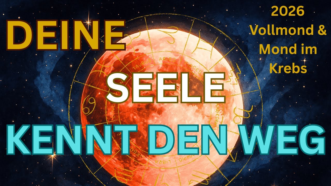 Ruf Deiner Seele – Vollmond Mond im Krebs Intuition und innere Heilung – Astrologie  & Psychologie