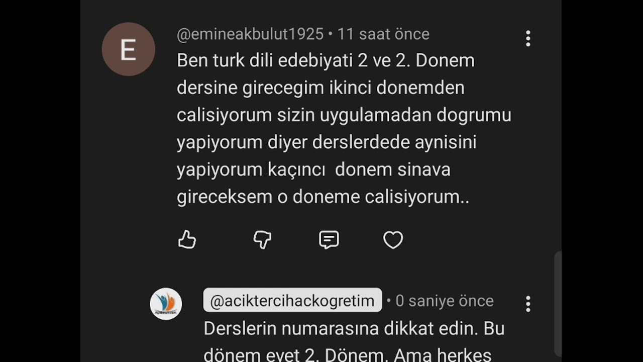 Mart'taki 2. Dönem sınavında 2. Dönem derslerinden mi sınava girilir? Dikkat dönemleri karıştırmayın