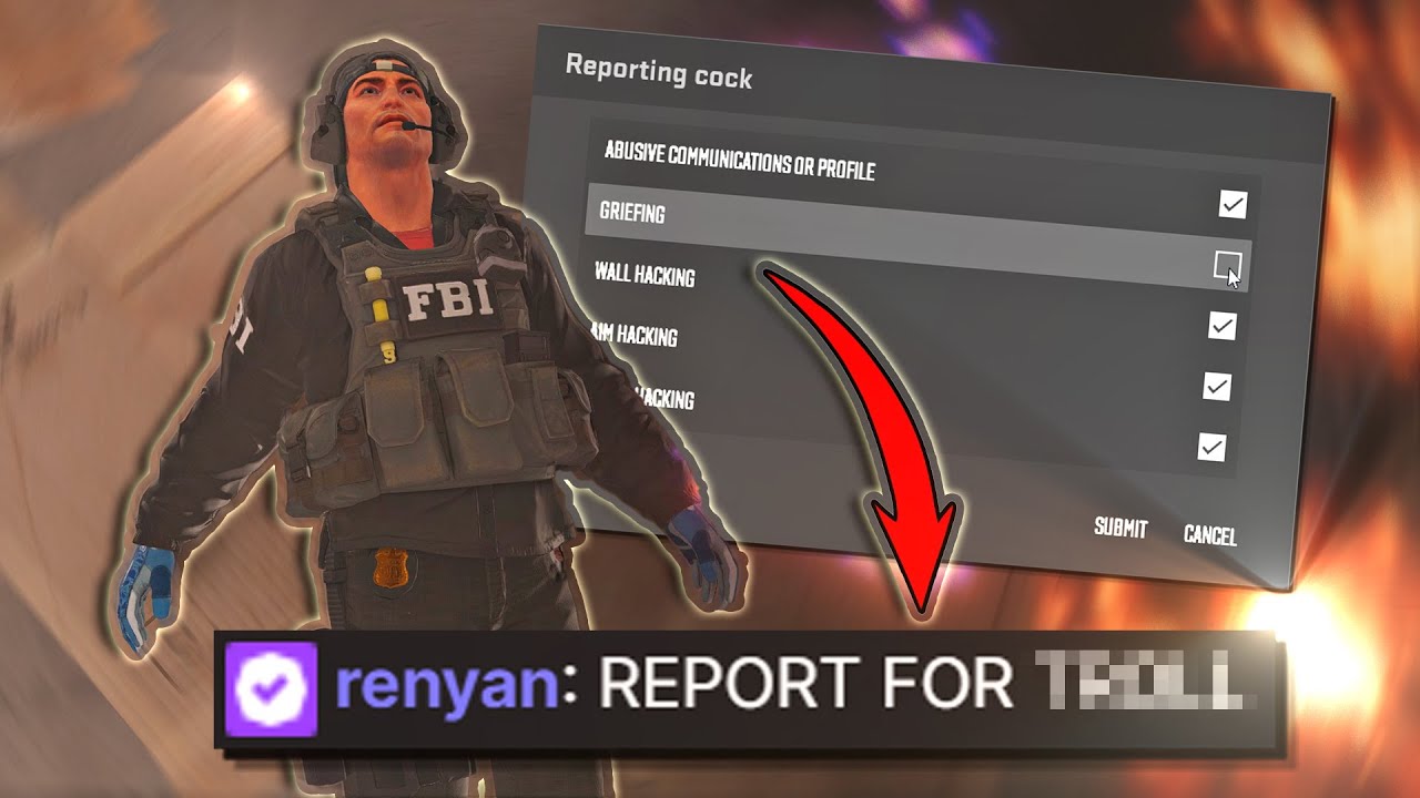 I got REPORTED for CS2 TROLL...