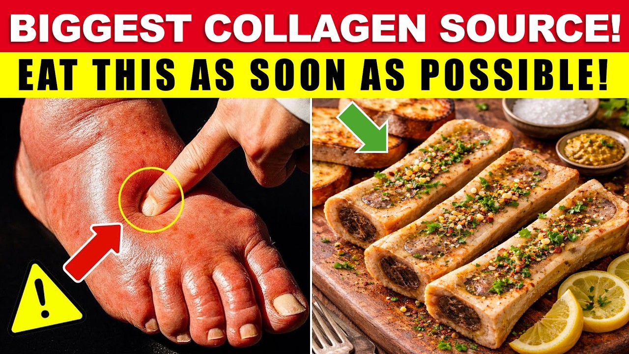 GOODBYE Swelling! 8 Collagen-Rich Foods You MUST Eat for Your LEGS and JOINTS | Senior Health Tips