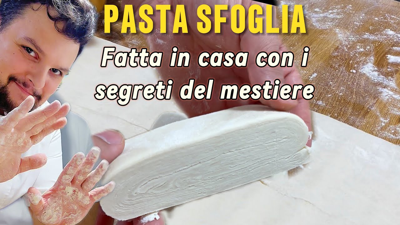 Pillole di Pasticceria - Ep. 10 - La pasta sfoglia (ricetta pastello grasso, preparazione e cottura)