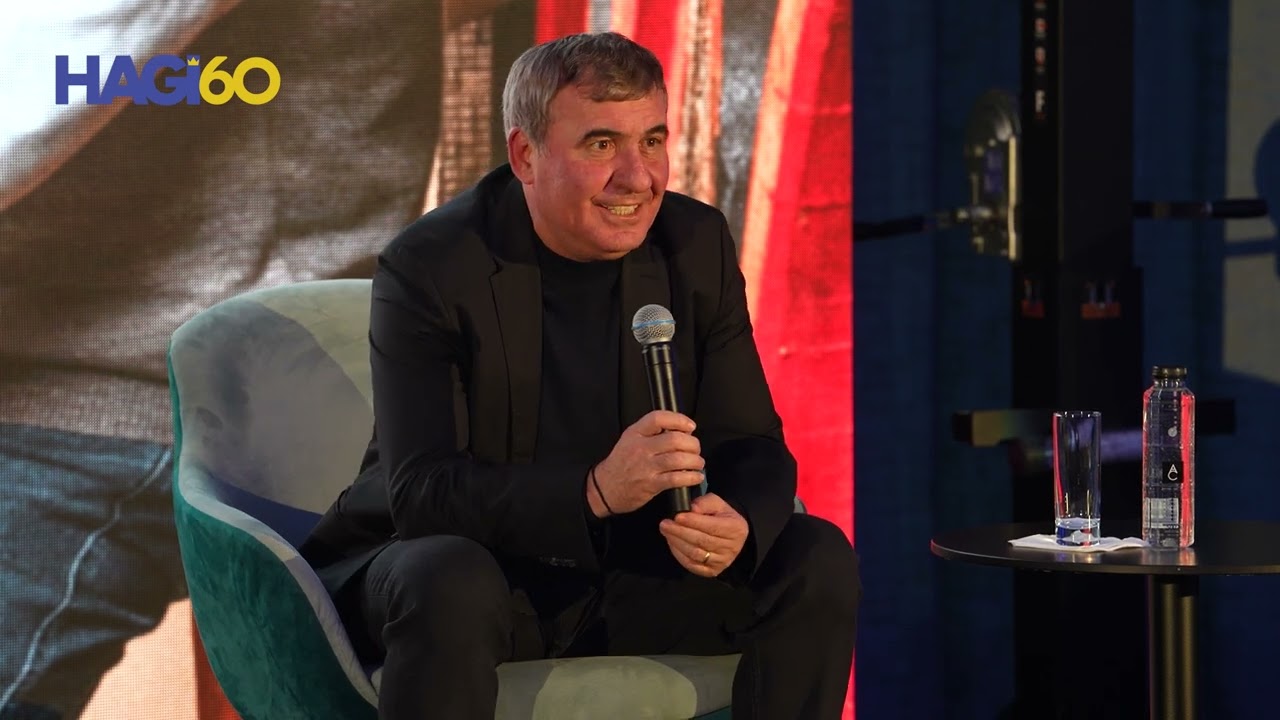 Gică Hagi, conferință specială în ziua aniversării de 60 de ani: 