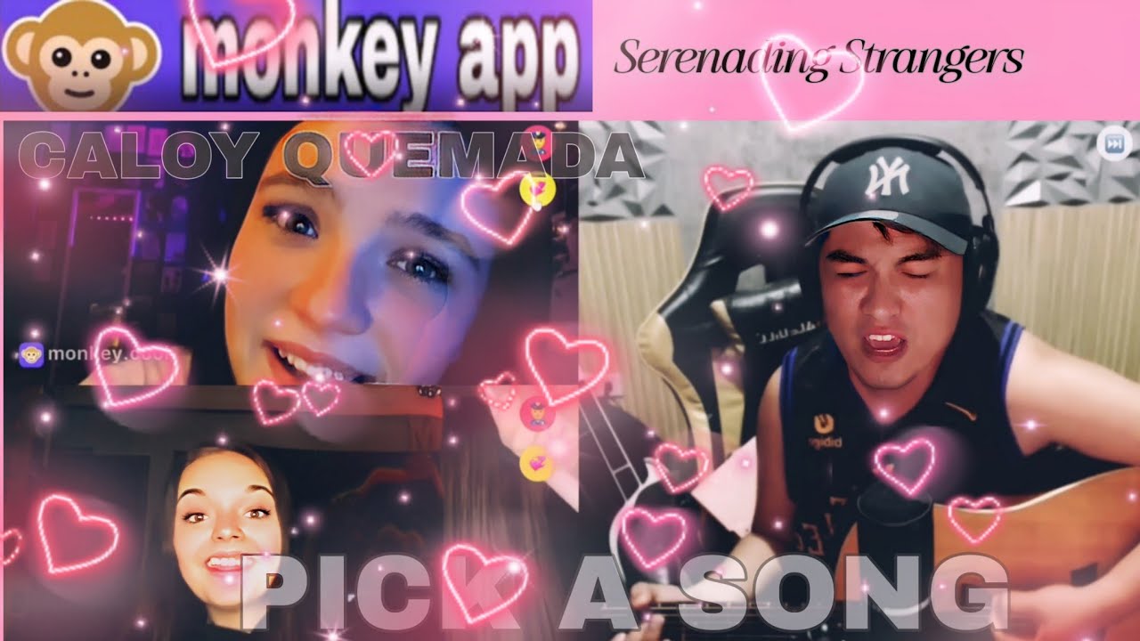 CALOY QUEMADA SERENADING STRANGERS ON OMEGLE PICK A SONG #caloyquemada #omegle #ometv #fyp 
