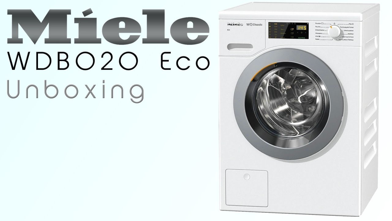 Miele WDB020 Eco - Unboxing