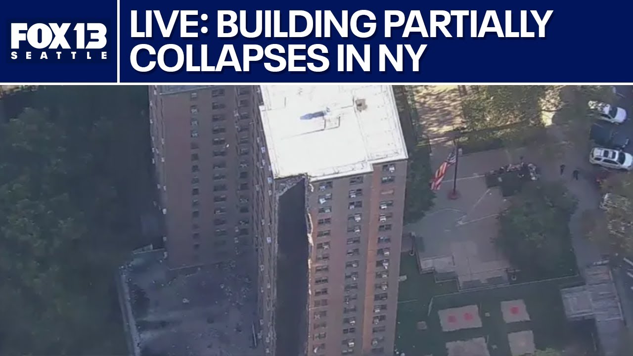 LIVE: Building partially collapses in the Bronx