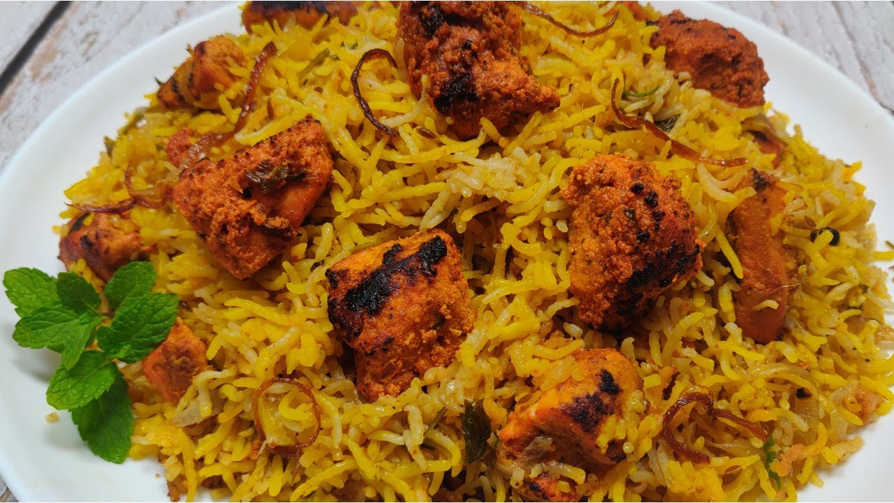 चिकन टिक्का पुलाव बिना तंदूर | Chicken Tikka Pulao Without Tandoor | Chicken Tikka Rice, Tikka Pulao