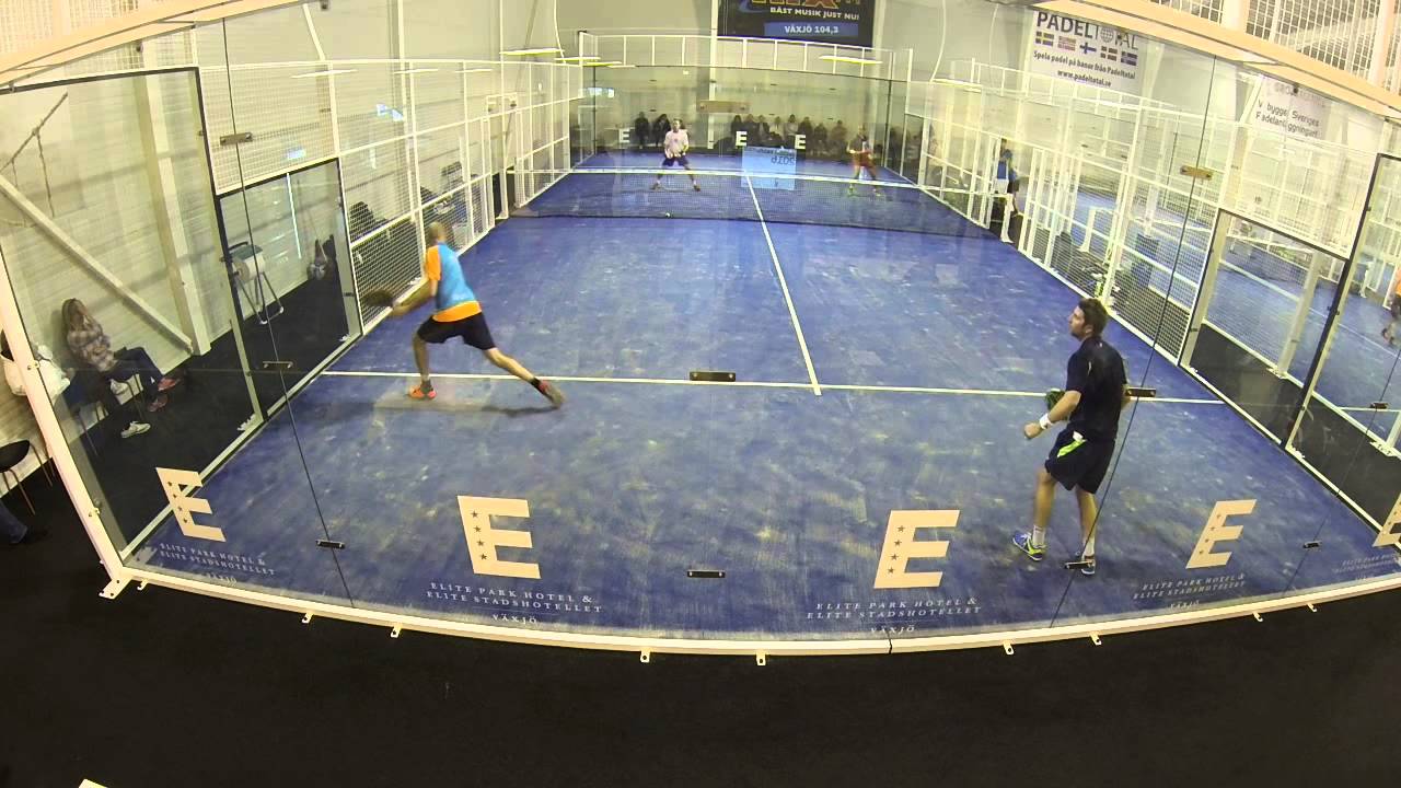 SM Finalen Padel V&auml;xj&ouml; 2015 Husse & Fridolf - Mathias Lundmark & Anton Andersson