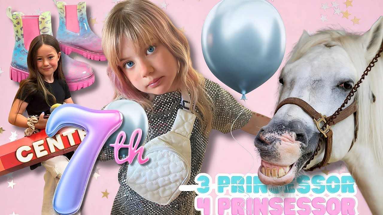 Mileys födelsedag, 7år🫶🏻🦄 - 3prinsessor VLOGG
