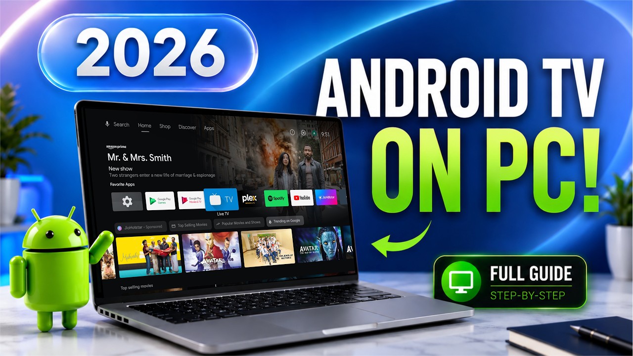 Install & Run Android TV on Any Windows PC (Windows 10/11)