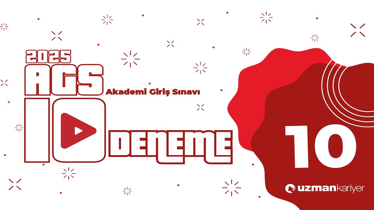2025 - AGS DENEME 10 -  MEVZUAT SORU ÇÖZÜMLERİ