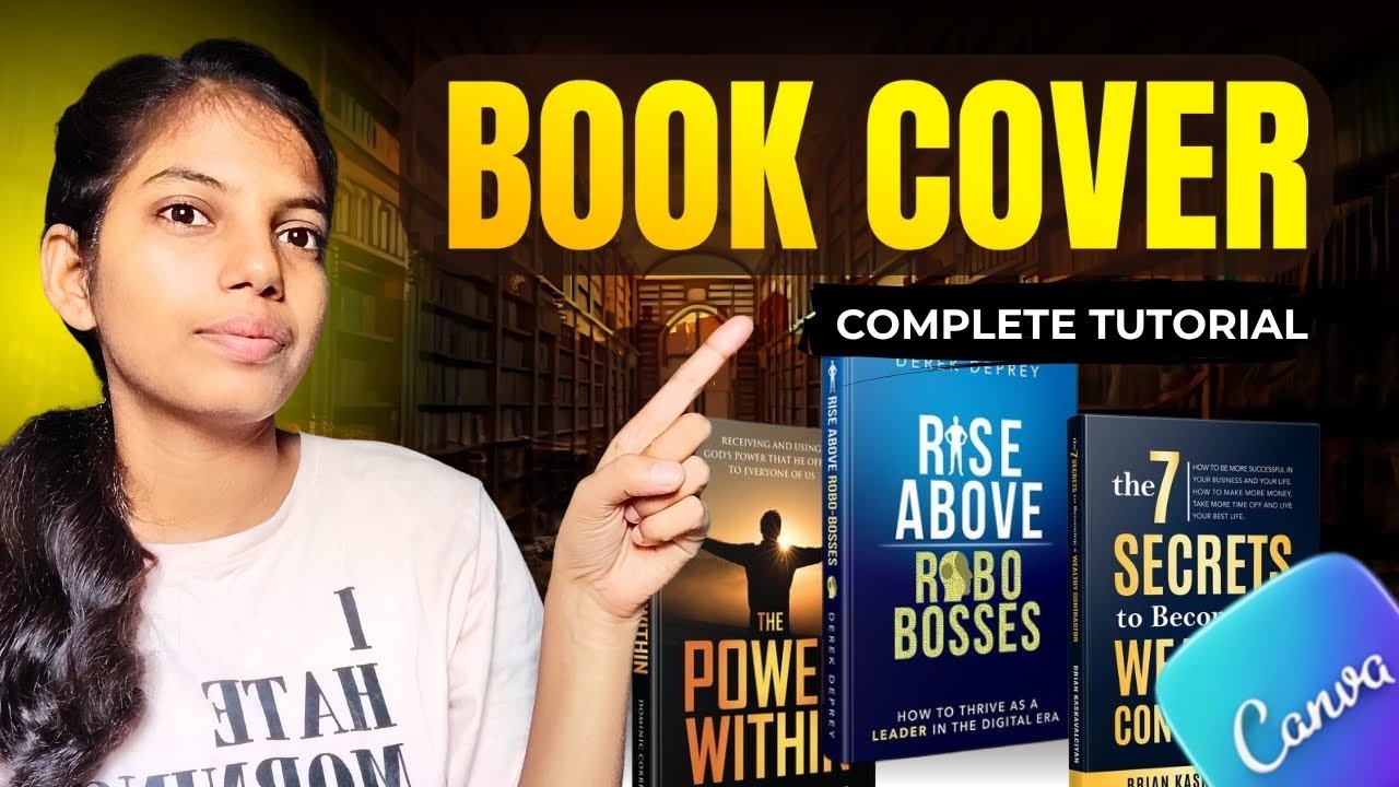 How to Design a Book Cover in Canva #bookcover #canva
